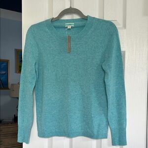 J. Crew Women's Cashmere Sweater in Teal